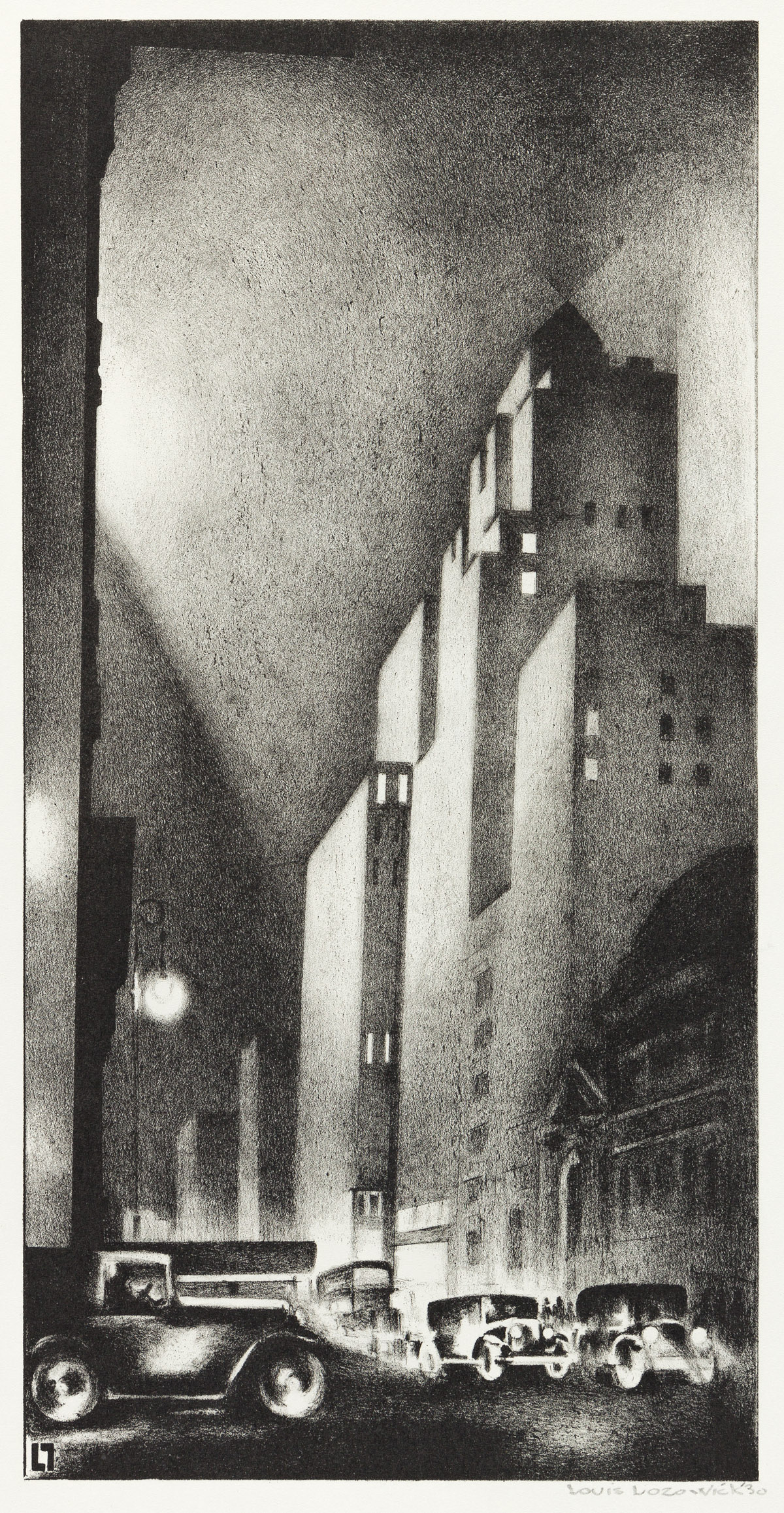 LOUIS LOZOWICK (1892-1973) 57th Street.